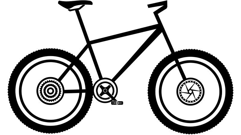 mountain bike clipart